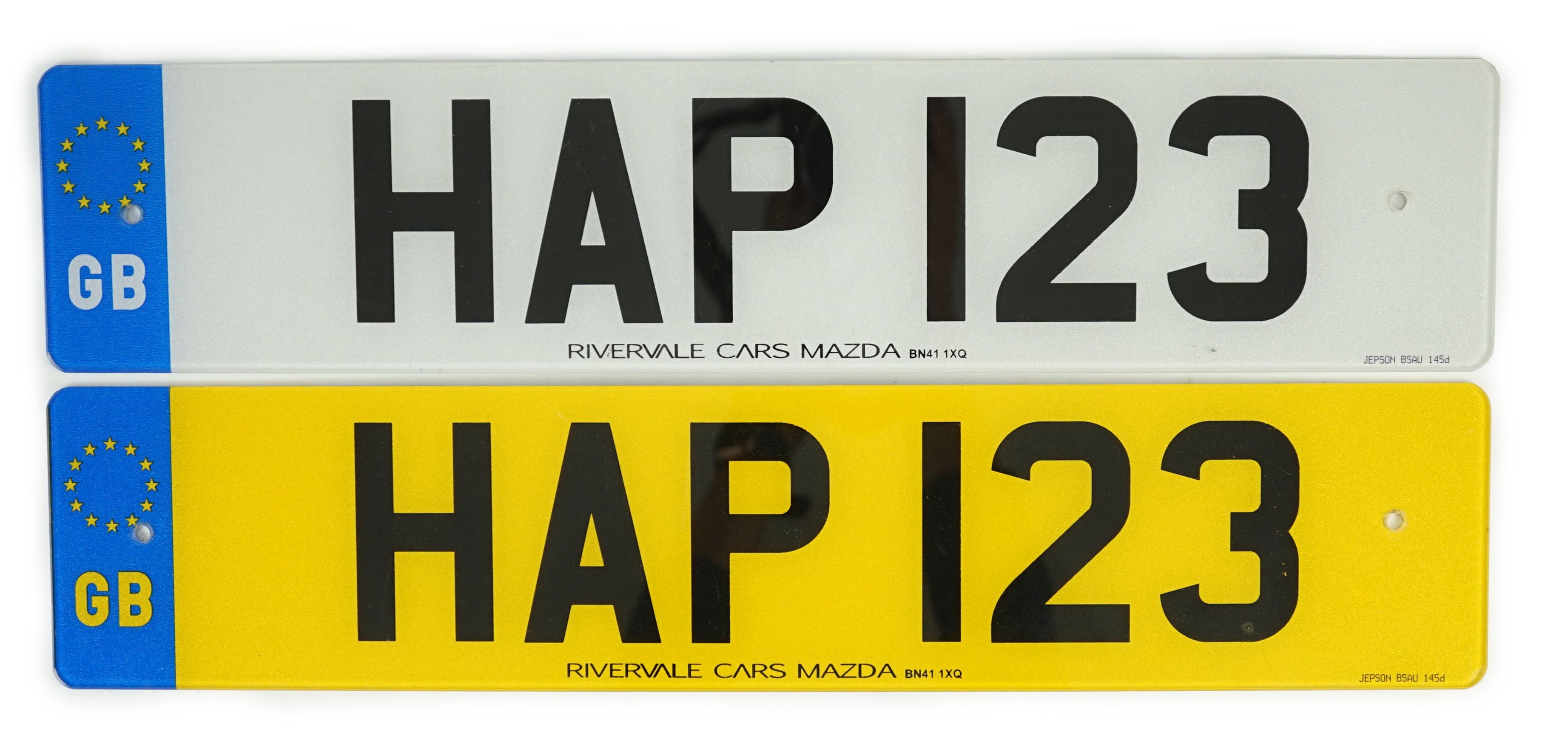 'HAP 123' UK Registration Number